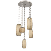 Hammerton CNB0091-05-BS-B-CH2-L3 - Vessel Round 5pc Multi-Pendant with Chain