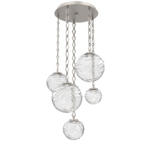 Hammerton CNB0092-05-BS-C-CH1-L1 - Gaia Round 5pc Multi-Pendant with Chain