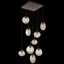 Hammerton CHB0069-09-BB-GC-C01-L1 - Cosmos Square 9pc Multi-Pendant