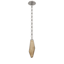 Hammerton LNB0050-17-BS-CB-CH2-L1 - Rock Crystal Pendant with Chain - 17-Inch