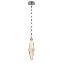 Hammerton LNB0050-19-BS-CA-CH2-L3 - Rock Crystal Chain Pendant - 19-Inch