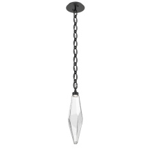 Hammerton LNB0050-19-MB-CC-CH2-L3 - Rock Crystal Chain Pendant - 19-Inch