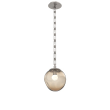Hammerton LNB0066-01-BS-FB-CH3-L3 - Aster Round Single Pendant with Chain (LED)