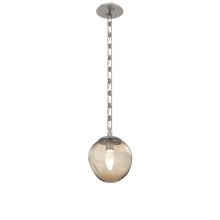 Hammerton LNB0066-01-BS-GB-CH3-L1 - Aster Round Single Pendant Chain (LED)