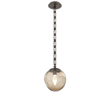 Hammerton LNB0066-01-FB-GB-CH3-L1 - Aster Round Single Pendant with Chain (LED)