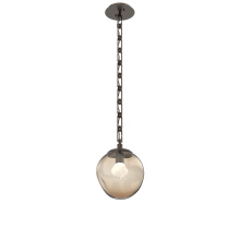 Hammerton LNB0066-01-FB-ZB-CH3-L3 - Aster Round Single Pendant with Chain (LED)