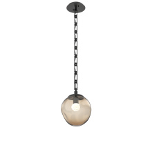 Hammerton LNB0066-01-MB-FB-CH3-L3 - Aster Round Single Pendant with Chain (LED)