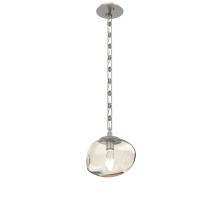 Hammerton LNB0068-01-BS-GA-CH3-L3 - Nova Round Single Pendant with Chain (LED)