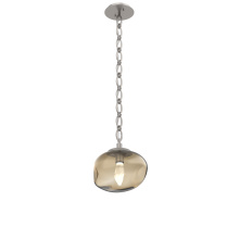 Hammerton LNB0068-01-BS-GB-CH2-L1 - Nova Round Single Pendant with Chain (LED)