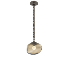 Hammerton LNB0068-01-FB-FB-CH3-L3 - Nova Round Single Pendant Chain (LED)
