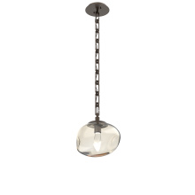 Hammerton LNB0068-01-FB-GA-CH3-L3 - Nova Round Single Pendant with Chain (LED)