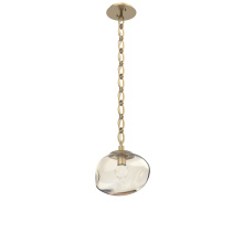 Hammerton LNB0068-01-GB-FA-CH2-L1 - Nova Round Single Pendant with Chain (LED)