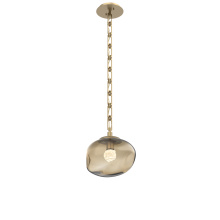 Hammerton LNB0068-01-GB-FB-CH3-L1 - Nova Round Single Pendant with Chain (LED)