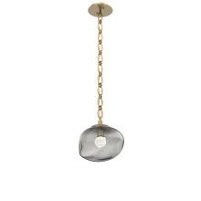Hammerton LNB0068-01-GB-FS-CH2-L1 - Nova Round Single Pendant with Chain (LED)