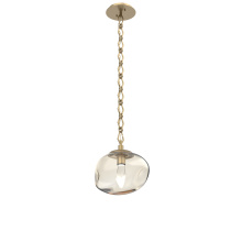 Hammerton LNB0068-01-GB-GA-CH1-L1 - Nova Round Single Pendant with Chain (LED)