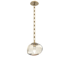 Hammerton LNB0068-01-GB-GA-CH3-L1 - Nova Round Single Pendant with Chain (LED)