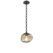 Hammerton LNB0068-01-MB-GB-CH1-L1 - Nova Round Single Pendant with Chain (LED)