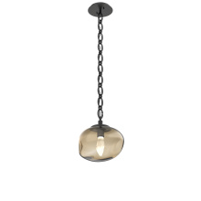Hammerton LNB0068-01-MB-GB-CH2-L1 - Nova Round Single Pendant with Chain (LED)