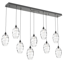 Hammerton PLB0035-09-MB-OC-C01-E2 - Ellisse Linear 9pc Multi-Pendant