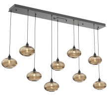 Hammerton PLB0036-09-MB-OB-C01-E2 - Coppa Linear 9pc Multi-Pendant