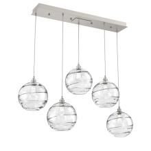 Hammerton PLB0047-05-BS-OC-C01-E2 - Terra Linear 5pc Multi-Pendant