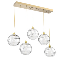 Hammerton PLB0047-05-GB-OC-C01-E2 - Terra Linear 5pc Multi-Pendant