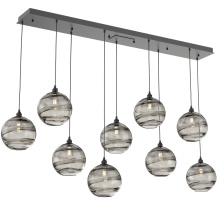 Hammerton PLB0047-09-MB-OS-C01-E2 - Terra Linear 9pc Multi-Pendant