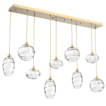 Hammerton PLB0048-09-GB-OC-C01-E2 - Misto Linear 9pc Multi-Pendant