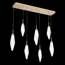 Hammerton PLB0050-07-GB-CC-C01-L1 - Rock Crystal Linear 7pc Multi-Pendant