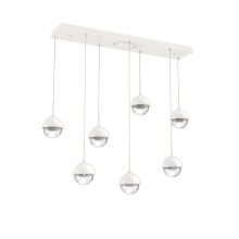 Hammerton PLB0093-07-WI-C-C01-L1-MS - Cabochon Linear 7pc Multi-Pendant