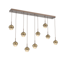 Hammerton PLB0093-09-BB-A-C01-L3-GB - Cabochon Linear 9pc Multi-Pendant