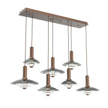 Hammerton PLB0098-07-BB-SG-C01-L3 - Cirrus Linear 7pc Multi-Pendant