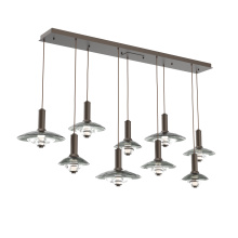 Hammerton PLB0098-09-FB-SG-C01-L3 - Cirrus Linear 9pc Multi-Pendant
