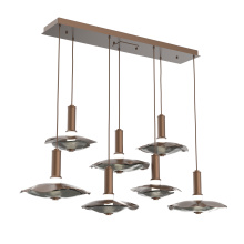 Hammerton PLB0099-07-BB-00-C01-L3-SG - Cumulus Linear 7pc Multi-Pendant