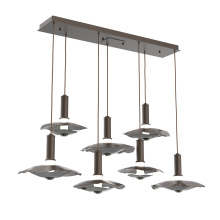 Hammerton PLB0099-07-FB-00-C01-L3-BI - Cumulus Linear 7pc Multi-Pendant