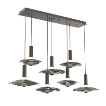 Hammerton PLB0099-07-FB-00-C01-L3-SG - Cumulus Linear 7pc Multi-Pendant