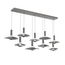 Hammerton PLB0099-09-GP-00-C01-L3-BI - Cumulus Linear 9pc Multi-Pendant