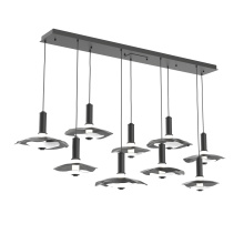 Hammerton PLB0099-09-MB-00-C01-L3-WI - Cumulus Linear 9pc Multi-Pendant