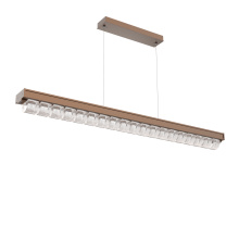 Hammerton PLB0100-60-BB-TO-CA1-L3-000 - Tessera 60-Inch Linear Chandelier