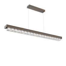 Hammerton PLB0100-60-FB-TW-CA1-L1-000 - Tessera 60-Inch Linear Chandelier