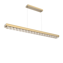 Hammerton PLB0100-60-GB-TP-CA1-L3-000 - Tessera 60-Inch Linear Chandelier