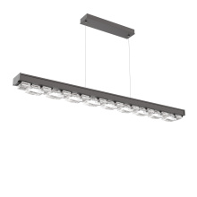 Hammerton PLB0100-60-GP-TE-CA1-L3-000 - Tessera 60-Inch Linear Chandelier