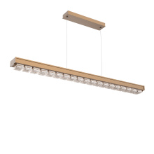 Hammerton PLB0100-60-NB-TP-CA1-L1-000 - Tessera 60-Inch Linear Chandelier