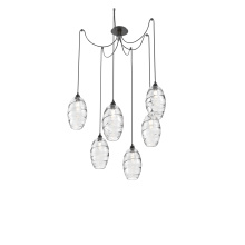 Hammerton SCB0035-06-MB-OC-C01-E2 - Ellisse Round 6pc Swag Multi-Pendant