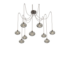 Hammerton SCB0036-09-FB-OS-C01-E2 - Coppa Round 9pc Swag Multi-Pendant