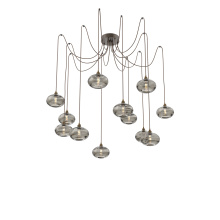 Hammerton SCB0036-12-FB-OS-C01-E2 - Coppa Round 12pc Swag Multi-Pendant