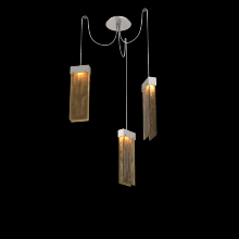 Hammerton SCB0042-03-BS-BG-C01-L3 - Parallel Round 3pc Swag Multi-Pendant