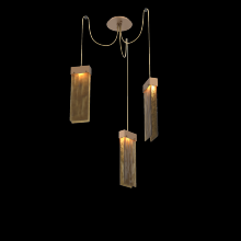 Hammerton SCB0042-03-NB-BG-C01-L3 - Parallel Round 3pc Swag Multi-Pendant