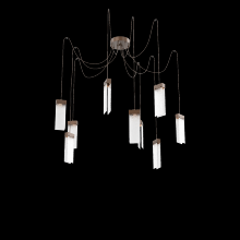 Hammerton SCB0042-09-BB-CR-C01-L1 - Parallel Round 9pc Swag Multi-Pendant