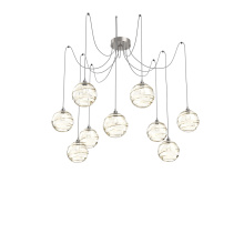 Hammerton SCB0047-09-BS-OA-C01-E2 - Terra Round 9pc Swag Multi-Pendant